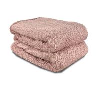 John Aird Teddy Fleece Cozy Bed Sofa Throw Blanket (Pink, Single (125 x 150cm)