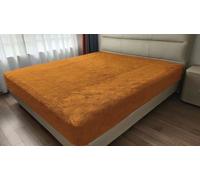 John Aird Teddy Fleece Fitted Bed Sheet Soft Warm Fluffy Thermal Bedding (Orange, King)