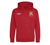 John Aldridge Aldo Logo Kids Hoodie - Red / 9-11 years