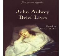 John Aubrey Brief Lives Paperback Book John Aubrey Multicolor