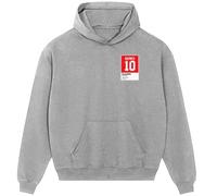 John Barnes 10 Football Shirt Frame Men's Hoodie - Gray / M