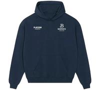 John Barnes Logo 2 Men's Casual Hoodie - Navy / 2XL