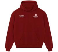 John Barnes Logo 2 Men's Casual Hoodie - Red / 2XL
