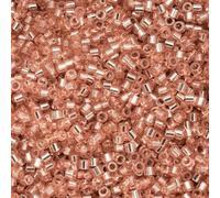 John Bead 25g Cylin Beads Burnished Copper Lined 11/0 Glass Cylindrical Seed Beads for Jewelry Bracelets Necklaces Earrings Making Embroidery Home Decor