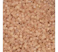 John Bead 25g Cylin Beads Caramel Matte Macaron AB 11/0 Glass Cylindrical Seed Beads for Jewelry Bracelets Necklaces Earrings Making Embroidery Home Decor