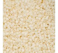 John Bead 25g Cylin Beads Cream Matte Glazed Luster 11/0 Glass Cylindrical Seed Beads for Jewelry Bracelets Necklaces Earrings Making Embroidery Home Decor