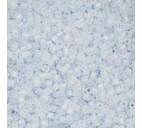 John Bead 25g Cylin Beads Light Blue Matte Macaron AB 11/0 Glass Cylindrical Seed Beads for Jewelry Bracelets Necklaces Earrings Making Embroidery Home Decor