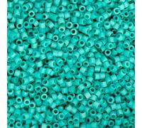 John Bead 25g Cylin Beads Opaque Turquoise Green Matte 11/0 Glass Cylindrical Seed Beads for Jewelry Bracelets Necklaces Earrings Making Embroidery Home Decor