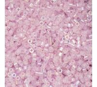John Bead 25g Cylin Beads Violet Glow in Dark AB 11/0 Glass Cylindrical Seed Beads for Jewelry Bracelets Necklaces Earrings Making Embroidery Home Decor
