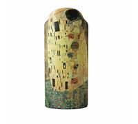 John Beswick 23 x 10 cm Klimt The Kiss Silhouette Art Vase, Multi-Color