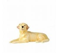 John Beswick "Golden Retriever Lying" 8.5cm JBD54, Hand-Painted Ceramic Sculptures, Gift Boxed