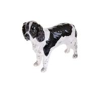 John Beswick JBD80BW English Springer Spaniel (Black & White), Earthenware, Black/White, 14 x 4 x 12.5 cm