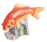 John Beswick Pet Pals Goldfish Figurine, Earthenware, Orange