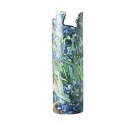 John Beswick SDA02 22 x 8 cm Van Gogh Irises Silhouette D'Art Vase, Multi-Colour
