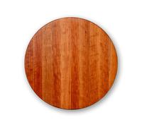 John Boos CHY-R18 Cherry Wood Edge Grain Reversible Round Cutting Board, 18 Inches Round x 1.5 Inches