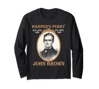 John Brown Harpers Ferry Raid 1859 Abolitionist History Art Long Sleeve T-Shirt