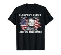 John Brown Harpers Ferry Raid 1859 Abolitionist History Art T-Shirt