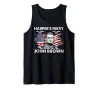 John Brown Harpers Ferry Raid 1859 Abolitionist History Art Tank Top