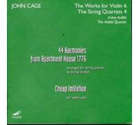 John Cage 44 Harmonies from Apartment House 1776 (The Arditti Q (CD) (US IMPORT)