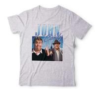 John Candy Appreciation Unisex T-Shirt - Retro Comedy Tribute Tee for Classic Movie Fans - 3XL Grey