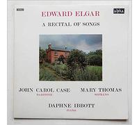 John Carol Case, Mary Thomas, Daphne Ibbott - Alpha - PHA 3016: Edward Elgar - A Recital of Songs: John Carol Case (baritone) Mary Thomas (soprano) Daphne Ibbott (piano) : Vinyl LP
