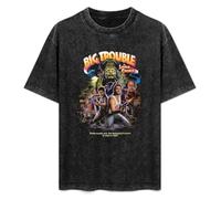 John Carpenters Big Trouble in Little China Unisex T-Shirt Graphic Top Printed Tee Mens Black Shirt M