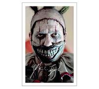 JOHN CARROLL LYNCH Signed 12x8 Inch Photo Print Pre Printed Signature AMERICAN HORROR STORY - Twisty The Clown Autograph Gift