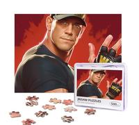 john cena Puzzles 500 Pieces Personalized Jigsaw Puzzles Photos Puzzle with Storage Bag Challenging Picture Puzzle for Adults Home Decor Wedding (52x38 CM)