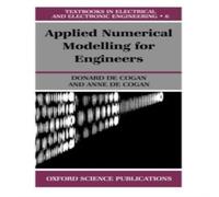 John Cogan Applied Numerical Modelling for Engineers Paperback Book John Cogan Multicolor