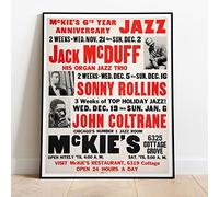 John Coltrane 1962 Chicago Sonny Rollins Tour Live Concert : A Huge 30"x24" Poster Print Vintage Retro Reproduction Perfect For Home Bedroom Living Room : BRING YOUR WALLS TO LIFE !