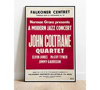 John Coltrane 1962 Copenhagen Tour Live Concert : Huge 36"x24" Poster Print Similar (Slightly Larger) to A1 Size : Retro Reproduction BRING YOUR WALLS TO LIFE !! #2