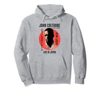 John Coltrane Live In Japan Portrait with Black Type Pullover Hoodie