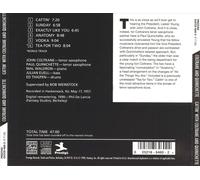 JOHN COLTRANE/PAUL QUINICHETTE - CATTIN' WITH COLTRANE AND QUINICHETTE NEW CD