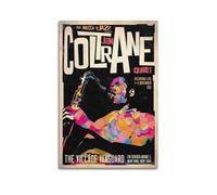 John Coltrane Vintage Jazz Concert Poster Room Decor - Aesthetic Artistic Wall Art for Bedroom Living Room 16x24inch(40x60cm) Unframe-Style