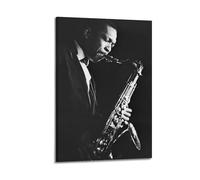 John ColtranePoster Wall Art Canvas Aesthetic Music And Movie Decoration Living Room Bedroom 08x12inch(20x30cm) Frame-style
