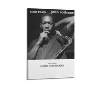 John ColtranePoster Wall Art Canvas Aesthetic Music And Movie Decoration Living Room Bedroom 08x12inch(20x30cm) Frame-style