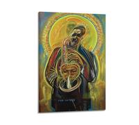 John ColtranePoster Wall Art Canvas Aesthetic Music And Movie Decoration Living Room Bedroom 24x36inch(60x90cm) Frame-style
