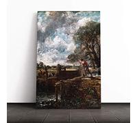 John Constable A Boat Passing a Lock Canvas Print | Gallery Wrapped 30mm Frame Wall Art | 30x20 inches | Ready to Hang | Modern Seascape Picture | Living Room Bedroom Lounge Office