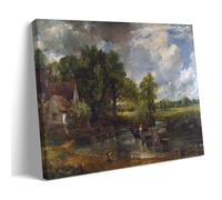 John Constable ArtWork - The Hay Wain Print Poster Wall Art Painting Canvas Gift Living Room Prints Bedroom Decor Artworks 12x18inch(30x45cm)
