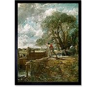 John Constable English Sketch For A Boat Passing A Lock Unframed Wall Art Print Poster Home Decor Premium