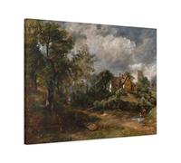 John Constable Glebe Farm - Canvas Wall Art Print Reproduction 80x60cm Horizontal / 3.175cm