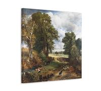 John Constable Painters' Works「The Cornfield」Printed Canvas Poster Home Decor Wall Art Hanging Picture Print Bedroom Decorative Paintings Room Aesthetic 20x20inch(50x50cm)