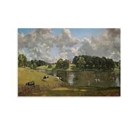 John Constable Painters' Works「Wivenhoe Park, Essex」Printed Canvas Poster Canvas Wall Art Decorative Bedroom Modern Home Print Picture Artworkss 16x24inch(40x60cm)