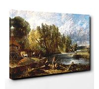 John Constable Stratford Mill Canvas Wall Art Print 30x20 Inch