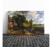 John Constable The Hay Wain Canvas Print | Gallery Wrapped 30mm Frame Wall Art | 30x20 inches | Ready to Hang | Modern Picture | Living Room Bedroom Lounge Office