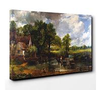 John Constable The Hay Wain Canvas Print | Gallery Wrapped 30mm Frame Wall Art | 30x20 inches | Ready to Hang | Modern Picture | Living Room Bedroom Lounge Office