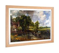 John Constable The Hay Wain Framed Wall Art Print A2 Oak