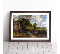John Constable The Hay Wain | Framed Wall Art Print | Modern Home Decor Picture | Ready to Hang Artwork for Living Room, Bedroom, Kitchen or Office | Multiple Sizes
