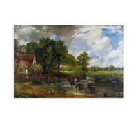 John Constable 'The Hay Wain' Print Canvas Poster Bedroom Decor Landscape Office Room Decor Gift 20x30inch(50x75cm)