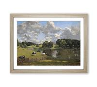 John Constable Wivenhoe Park Framed Print | A2 Oak Framed Wall Art | Ready to Hang | Modern Nature Picture | Living Room Bedroom Lounge Office